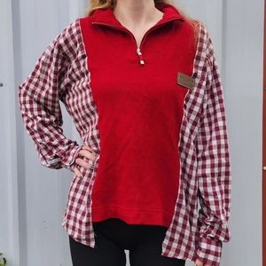 Red Wrangler Flannel rework